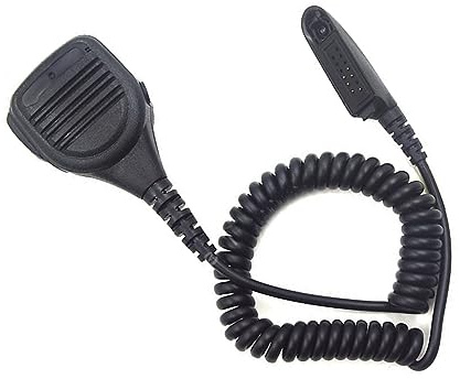 Radiohögtalare mikrofon med fast klämma för Motorola GP140, GP320, GP328, GP329, GP338 Walkie Talkie