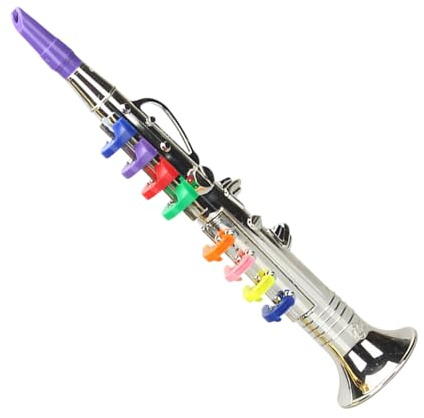 Strumento a tromba per giocattolo a tromba, per strumenti musicali, giocattolo musicale per sassofono, canzoni educative, giocattolo a tromba con 8 tasti di colore