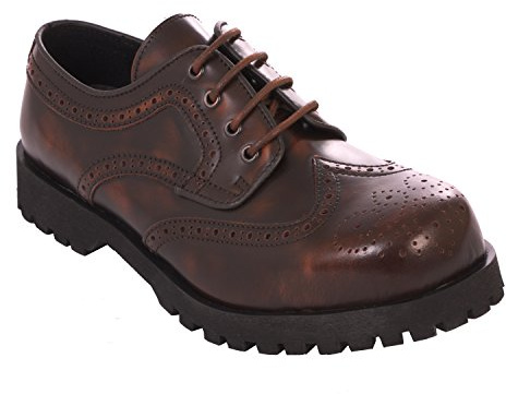Boots & Braces Budapest Rub Off Chaussures basses Marron (45), Marron, 45 EU