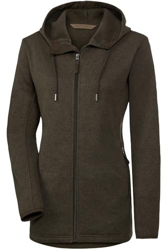 Parforce Damen Strickfleecejacke Visby Oliv XXL