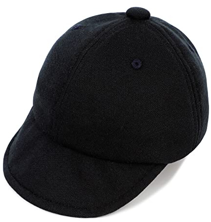 Durio Baby Baseball Cap - Infant Sun Hat Soft Breathable Baby Boy Hat for 0-3 Months Adjustable Cap Black