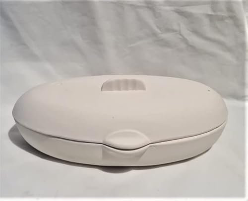 Cazuela de pescado en terracota para cocinar pescado, carne, legumbres. Los alimentos cocinan en su propio líquido y conservan todo su sabor y vitaminas. Fabricado en Francia - 40 x 19 x 15 cm Altura