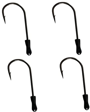 Predax Trailer Hook - 4 Zusatzhaken, Angelhaken, Haken für Jigs, Spinnerbaits, Chatter, Kunstköder, Raubfischhaken, Hechthaken, Zanderhaken, Größe:2/0
