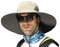 Hearda Sonnenhut Herren Damen UV Schutz Wanderhut Sommer Fischerhüte Fischerhut Trekking Gartenhut Faltbar Safarihut Anglerhut mit Kinnband Outdoor Hiking Bucket Hat (Stil C,60-65cm)