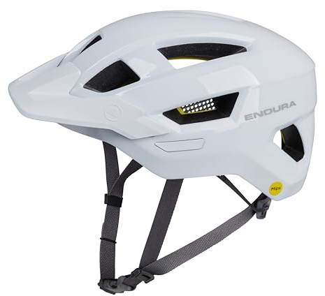 Endura Men's Hummvee Mips® Helmet | Cycling Protection | Adjustable Fit Helmet, White, L-XL