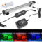 Aquarium Led Beleuchtung mit 24/7-Zyklus, DIY Vollspektrum Aquarium Licht mit Steuerung Fernbedienung, automatischer Ein-/Ausschaltung, Vollspektrum + 7 Einzelfarben, 10 Helligkeitsstufen für Aquarium