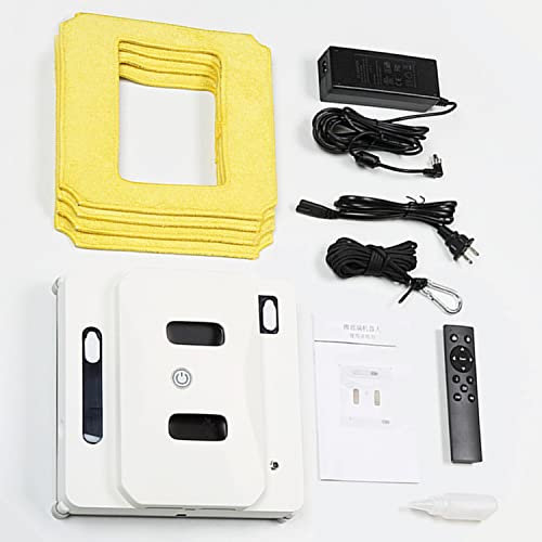 UIBAO Window Cleaner Robot Electric Window Cleaning Machine with Dual Water Tanks Auto Water Spray,Smart Glass Cleaning Robotic with APP & Remote for Outdoor/Indoor Windows Table Tile Ceiling