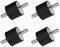 Ausla M10 Gummipuffer Silentblock, Gummi Dämpfer M10, Anti Vibration Silentblock, Schwingungsdämpfer Für Luftkompressor, Motor Und Schweißmaschine