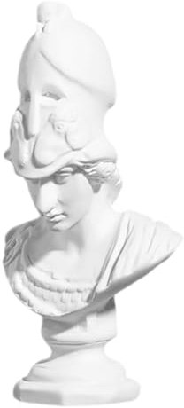 Cabilock Athena Büste Skulptur Resin Klassische Griechische Göttin Mini Figur Lifelike Dekofigur Für Heim Büro Kunstsammler Geschenk