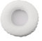 Cuscinetti di ricambio in memory foam per cuffie, con materiale in pelle, per cuffie sovrauricolari, bianchi, morbidi e fonoisolanti (85 mm)