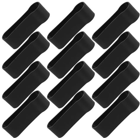 UPKOCH 12pezzi Clip per Bastone Cinghia per Bastoncini da Trekking Accessori per Ausili per Deambulazione Fibbia di Bloccaggio in Plastica Supporto per Bastone da Passeggio