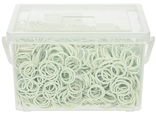 Epplejeck Gomma per criniera, 2500 pezzi, colore: bianco