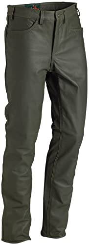 La Chasse Oefele Pantalon de Chasse en Cuir de Buffle pour Homme Résistant