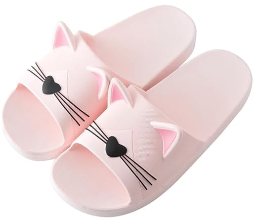 AioTio Infradito e Ciabatte da Spiaggia e Piscina per Donna Casa Estive Interno Pantofole da Doccia e Bagno Scarpe Sandali Antiscivolo Comode per Ragazzi e Ragazze(Rosa, 38/39 EU)