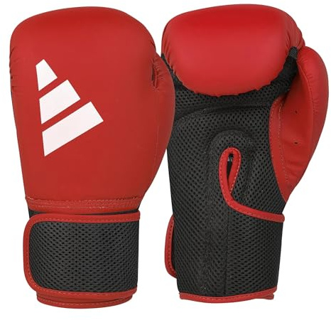 adidas Unisex – Erwachsene Hybrid 25 Boxhandschuhe, Rot, 12 oz EU