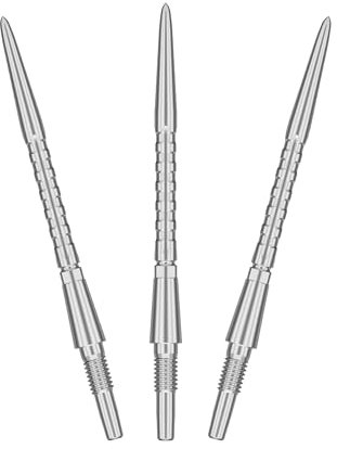 TARGET Darts Swiss Point Storm Dart Points, Surge (3 Pack Set of Tips) 35MM –Silver | Change Dart Points, Swiss Storm Points, Professional Darts Accessories