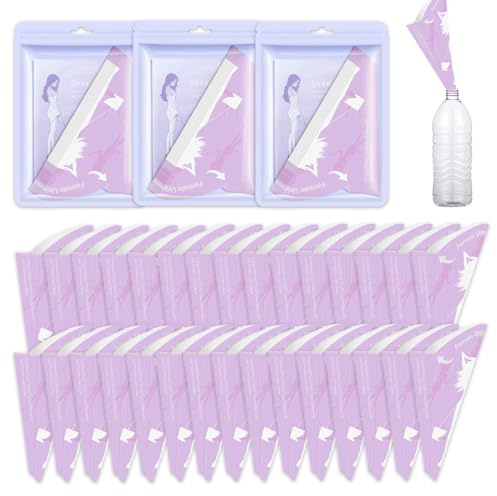 30 PCS Urinella para mujer, embudo de papel desechable para orinar, para viajes, camping, senderismo, actividades al aire libre,pipi dry,baño portatil,baño portatil adultos,colector urinario