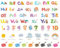 ABC Alphabet Number Stickers CHUNLINLAODA-Learning Alphabet Numbers Color Wall Stickers Kids Alphabe-t Poster Stickers Color Weather Wall Decals Educational Letters Wal-l for Bedroom Decoration