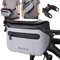 GXCROR Fahrrad Lenkertasche 4.7L mit Schnellrelease | Stabiler Träger für City & Trekking | Wasserdicht + Handyfach + Getränkehalter