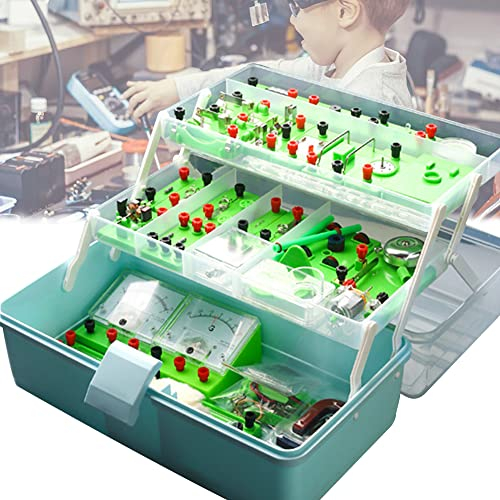 Physik Baukasten Elektrobaukasten für Kinder Science Lab Grundlegende Elektrizität Magnetismus Experiment Bildung Kits für Junior Senior High School Studenten