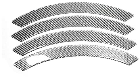 iSpchen 4PCS Protezione per sopracciglia passaruota per auto,Adesivi per sopracciglia flessibili per parafango per auto Barra di protezione, strisce protettive per paraurti auto Trim antigraffio
