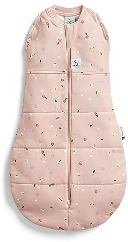 ergoPouch Cocoon Swaddle Sleep Sack, 0-3 Months, 2.5 TOG, Daisies