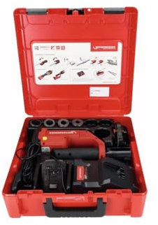 ROTHENBERGER ROMAX COMPACT III Set AMPShare, RFz, 16 – 20 – 25 – 32 mm, batteria 2 Ah | 1000004430 | pressatrice per pressatura, raccordi, contorno RFz, 16 – 20 – 25 – 32 mm, 35 mm metallo
