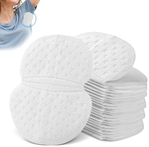GWAWG 100 stycken engångs-antiperspiranter, antiperspirant underarmslappar, svettplåster att bära, armskydd för kvinnor och män