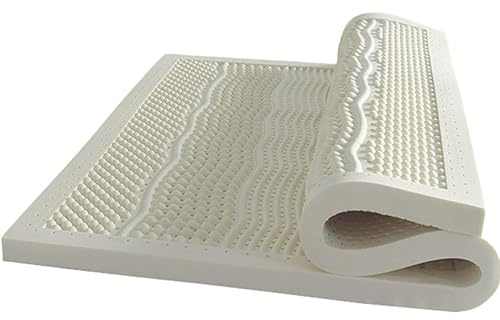100% Latex Naturel Bio Respirant Et Confortable, Durable Et Pas Facile À Plier, Surmatelas en Mousse À Mémoire De Forme, Matelas en Latex Naturel,4in,90x220cm(35x87in)