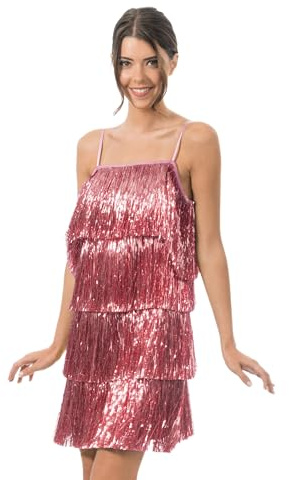 Chaks Kleid damklänning, Rosa, M