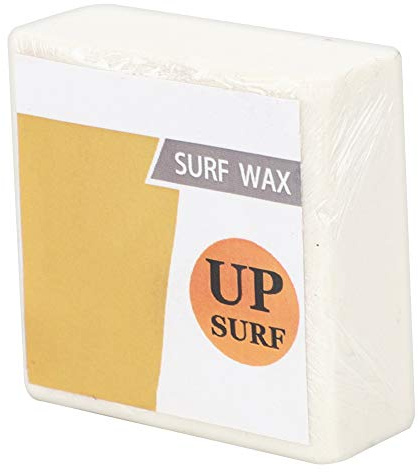 POENVFPO Upsurf Surfboard Cire Carrée Cire de Surf de Surf avec une Crème Solaire Matériau Anti-glissement pour les Amateurs de Portables Légers 5,5x5,5 X 2 Cm de Lait Transparent Blanc (Cire de Base)