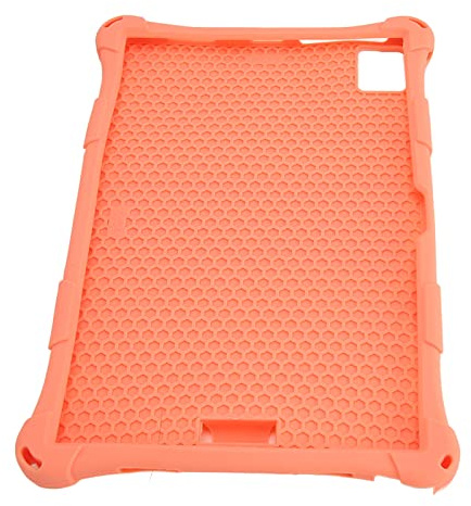 Tomantery 10,4-tums Stötdämpande Tablettskydd för T40 Pro T40 Plus Mjukt Silikonfodral med Ryggfäste för Surfplattaanvändare (Orange)