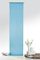 Fashion&Joy - Schiebegardine Voile Aqua HxB 245x60 cm mit Zubehör - transparent einfarbig - Flächenvorhang blau Schiebevorhang Gardine Typ418