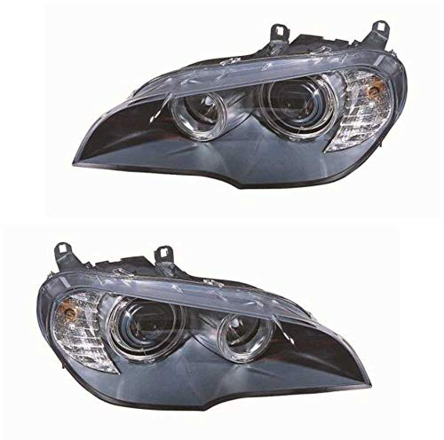 Halogen Scheinwerfer Set links & rechts Hauptscheinwerfer Frontscheinwerfer H7 ohne Lampenträger für Model X5 E70