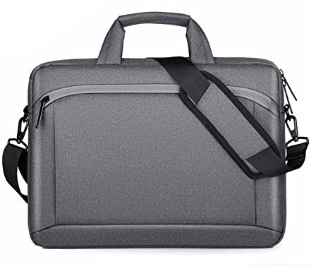 FANDARE Laptoptasche 12.9 Zoll Notebooktasche Herren Damen Aktentasche Umhängetasche Schultertasche für Uni Arbeit Business Schule Messenger Bags Dunkelgrau M