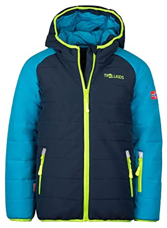 Trollkids Kids Hafjell Snow Jacket PRO 152, Vivid Blue/Night Sky