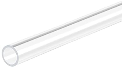 DMiotech 13mm x 15mm 12 Trasparente Acrilico Tubo Rigido Plastica Tubo per Acquario Acqua Tubo, Acqua Raffreddamento Sistema, Idraulico
