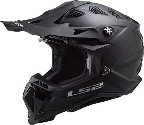 LS2 caschi da motocross Subverter Nero opaco 06 M