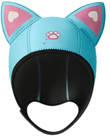 Katzen-Neoprenanzug-, Neopren-Katzenohren-, niedliche Neoprenanzug-Ohren, Surfen, Katzenohren-, Schnorcheln, Katzenohren-, Paddleboarding, Neoprenmütze