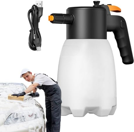 Duroecsain Spruzzatore per pompa in schiuma, spruzzatore in schiuma per lavaggio auto - Spruzzatore schiumogeno multifunzionale | Forniture per veicoli elettrici da 1,8 L, Strumento di pulizia
