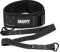 Gravity Fitness 4-in-1 Weightlifting Belt for Strength Workouts - Heavy Duty Nylon Dip Belt for Squat, Pull Up, Sled Pull Belt for Gym, Calisthenics & Resistance Training Accessories