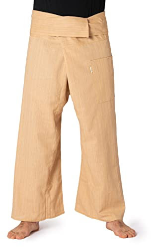 PANASIAM Fisherman Pants lini, beige, XL