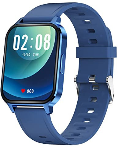 ESSONIO Q18 Smart Watch Sportuhr Smartwatch IP68 Wasserdicht Fitness Tracker Pulsmesser Schlafüberwachung Stoppuhr Musiksteuerung Für Damen Herren Für Ios und Android