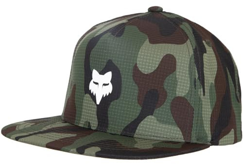 Fox Head Camo Tech Snapback Cap (one Size, Green)