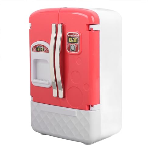 TARSHYRY Mini Réfrigérateur Semblant Ensemble pour Enfants, Jouet Interactif Réfrigérateur avec Accessoires, Jeu de Rôle Imaginatif Appareil Ménager pour Les Tout-Petits