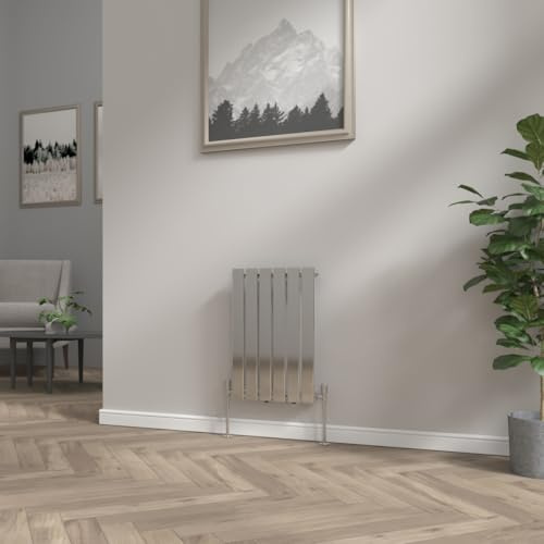 NRG 600x408mm Horizontal Flat Panel Designer Bathroom Radiator Chrome
