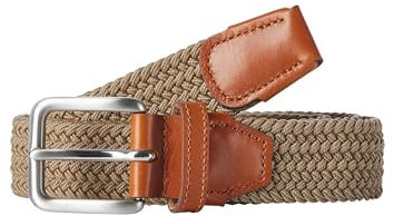 JACK & JONES Herren Gürtel Jacspring Woven Belt Noos, Beige (Incense Incense), 105