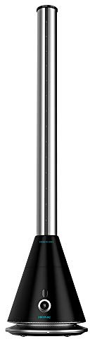 Cecotec Ventilador de Torre sin Aspas con Mando a Distancia y Temporizador EnergySilence 9900 Skyline Bladeless Black. 26 W, 38 (96 cm) de Altura, Motor de Cobre, 9 Velocidades, Negro