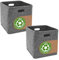 DuneDesign 2er Set: Recycling Filz Aufbewahrungsbox 33x33x33 - Kompatibel mit Kallax Regal - Cube Organizer Regalfach Einsatz - Ordnungsbox Kinderzimmer Filzkorb Aufbewahrung Kinder Spielzeugkiste