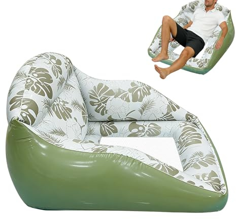 Flotadores para Piscina,con Reposacabezas y Flotación a Prueba de Fugas - Flotador Tipo sillón para Adultos | para Hombres Mujeres Vacaciones Playa Viaje Lago Piscina Juegos Acuáticos